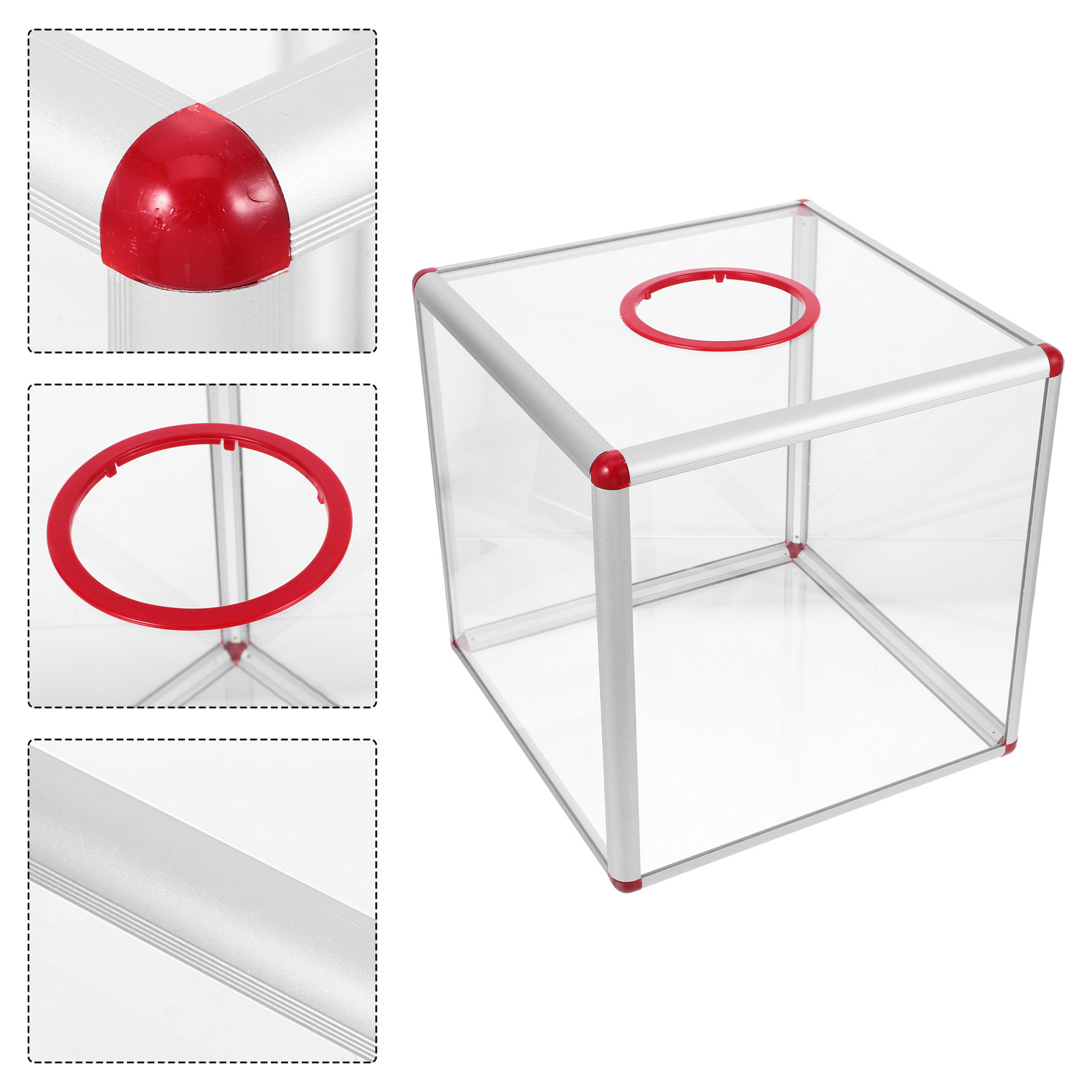Event Party Box - Große Transparente Acryl-Spendenbox für Partys, Hochzeiten,