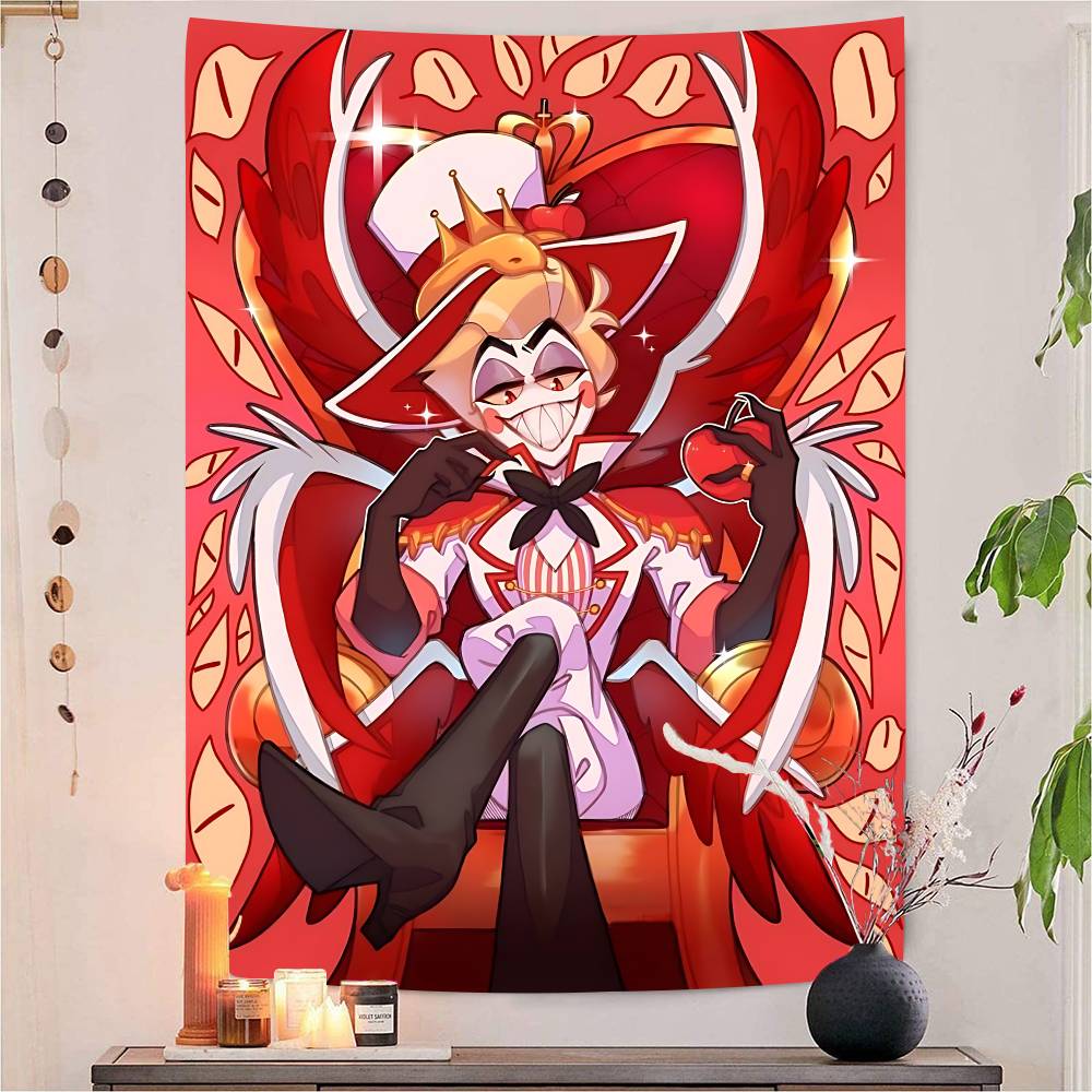 Dessert Table Backdrop - Alastor H-Hazbin Hotel Fotografie-Hintergrund für Mädchen