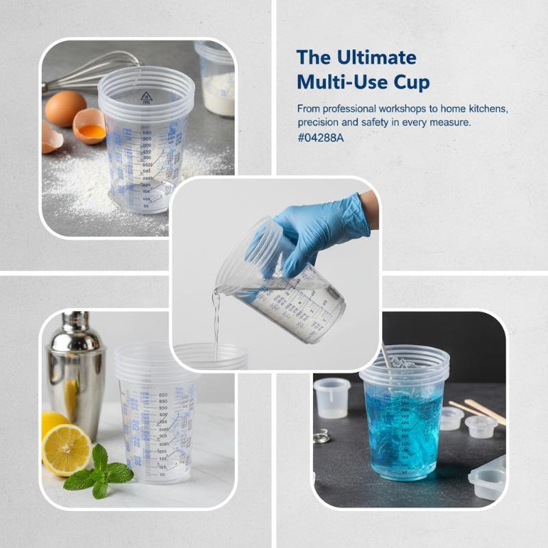 50 Stück 600ml Kalibrierte Kun – Plastic Cup 50Pcs Bewertung und Preis