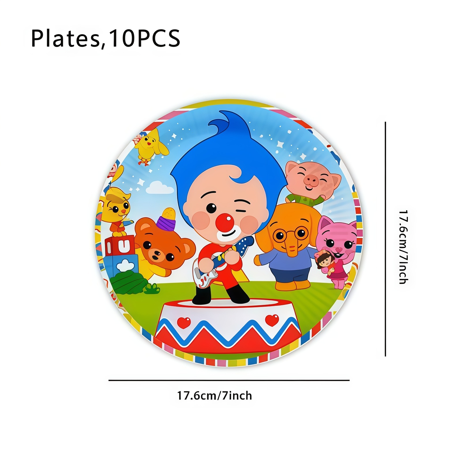 Cartoon-Zirkus-Thema Einweg-Pa – Table Cloth Disposable Bewertung und Preis