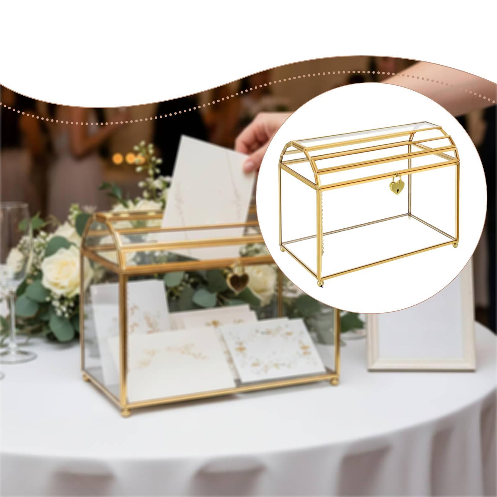 Glas-Hochzeitskartenbox Tragba – Event Party Box Bewertung und Preis