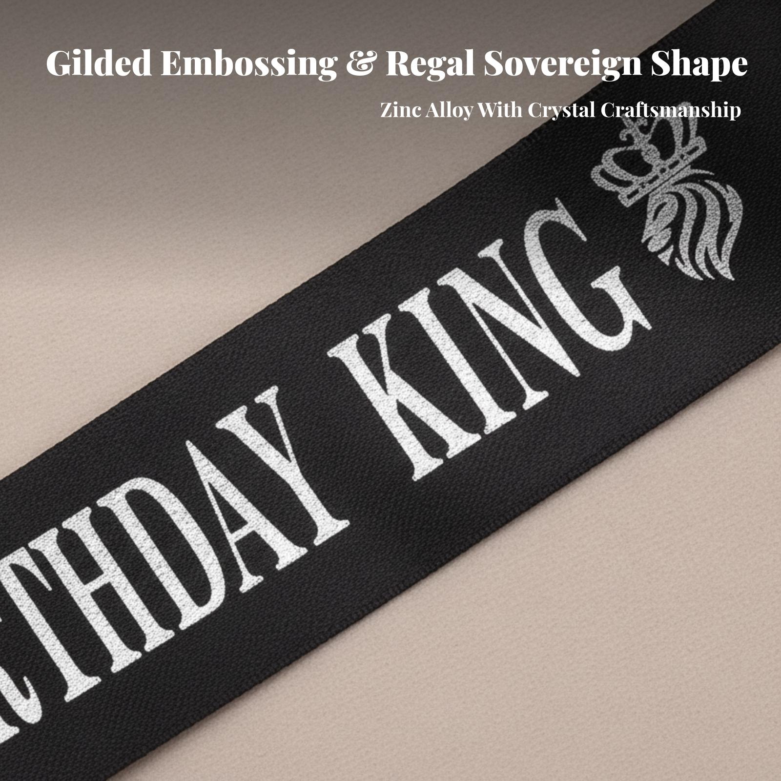 Geburtstagskönig-Partykrone, G – Birthday Sash Glitter Bewertung und Preis