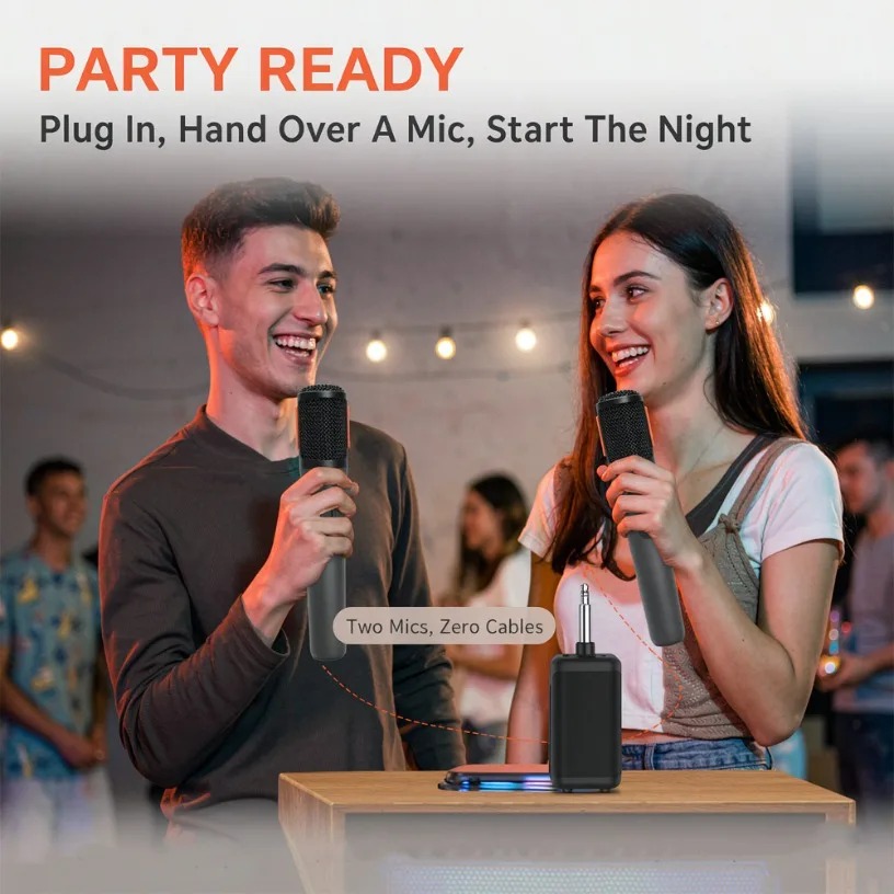 Drahtloses Mikrofon, Dual-Hand – Event & Party Supply Bewertung und Preis