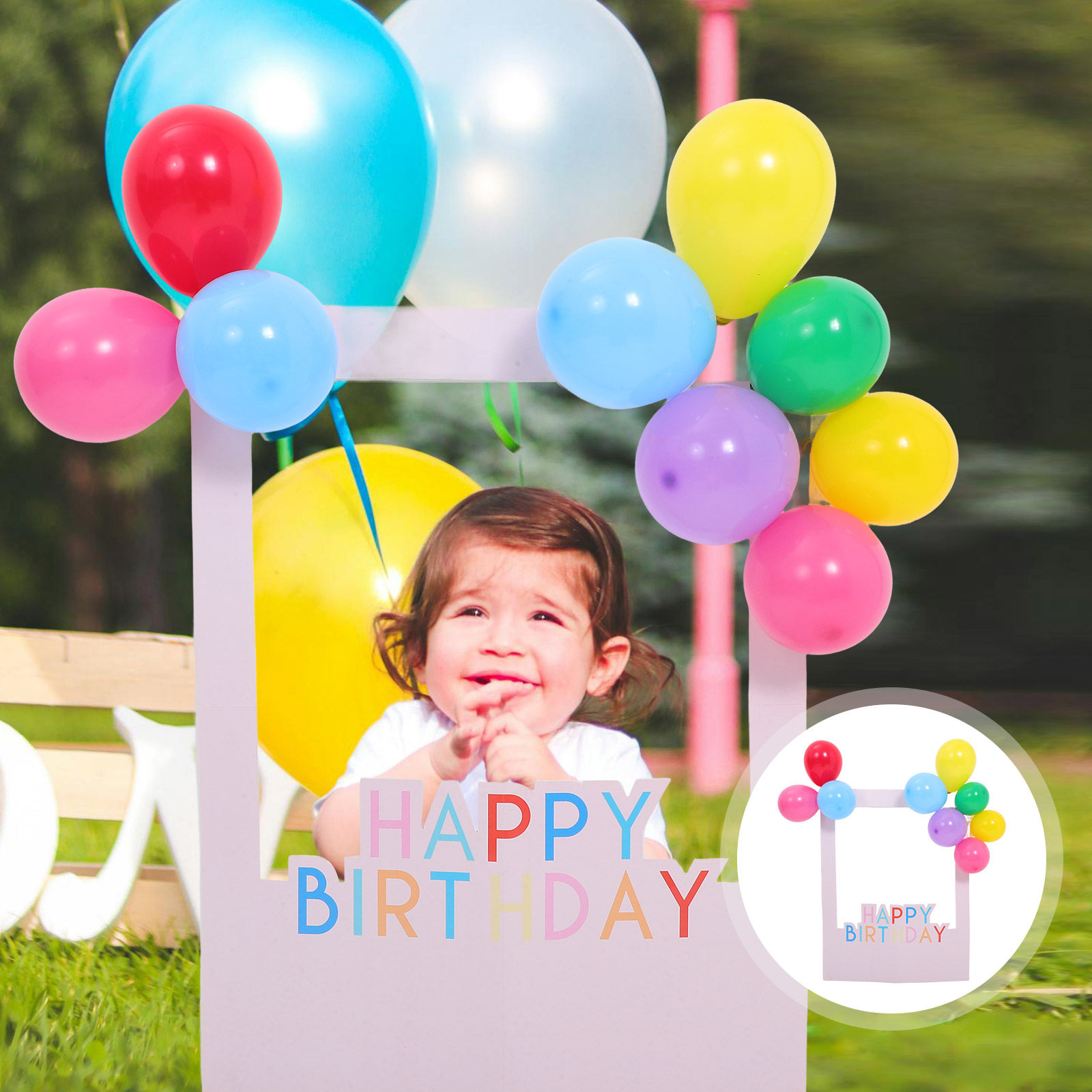 1 Set Geburtstags-Fotobox-Rahm – Photo Booth Frame Bewertung und Preis