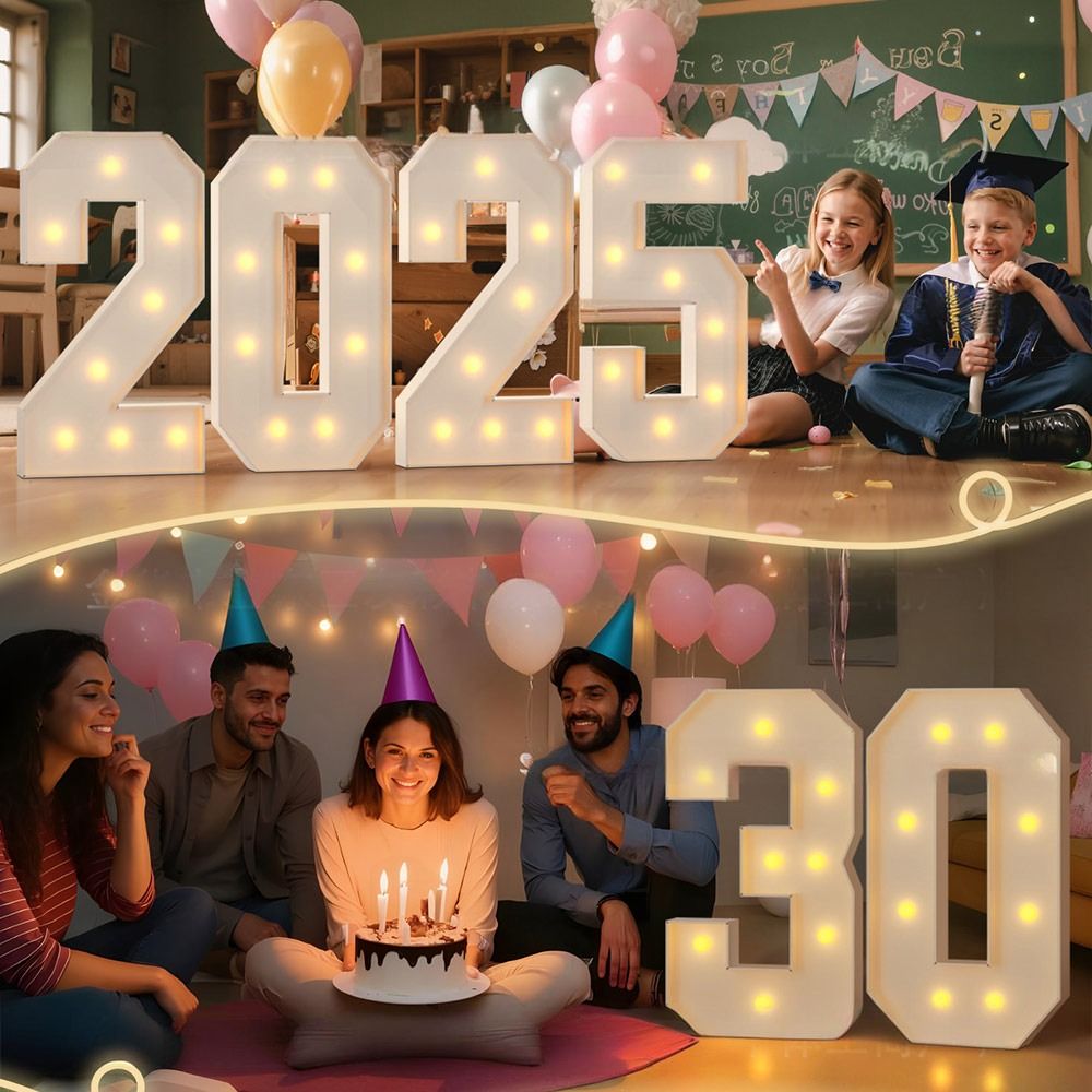 0-9 Zahlen LED-Lichtballon 70c – Led Balloon Light Bewertung und Preis
