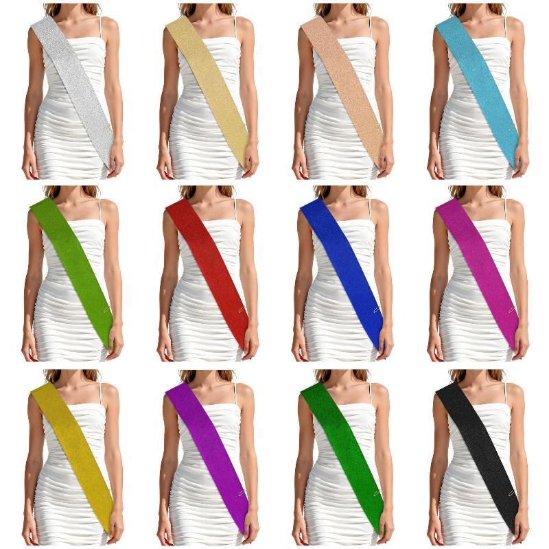 Glitzernde, unbedruckte Satins – Birthday Sash Glitter Bewertung und Preis