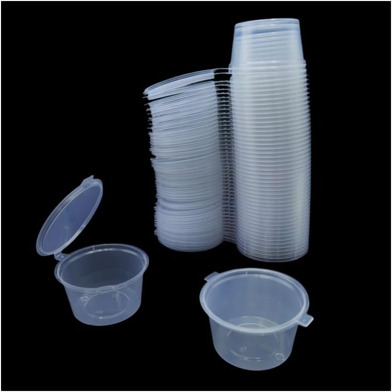 Einweg-Klarsicht-Plastiksaucen – Plastic Cup 50Pcs Bewertung und Preis