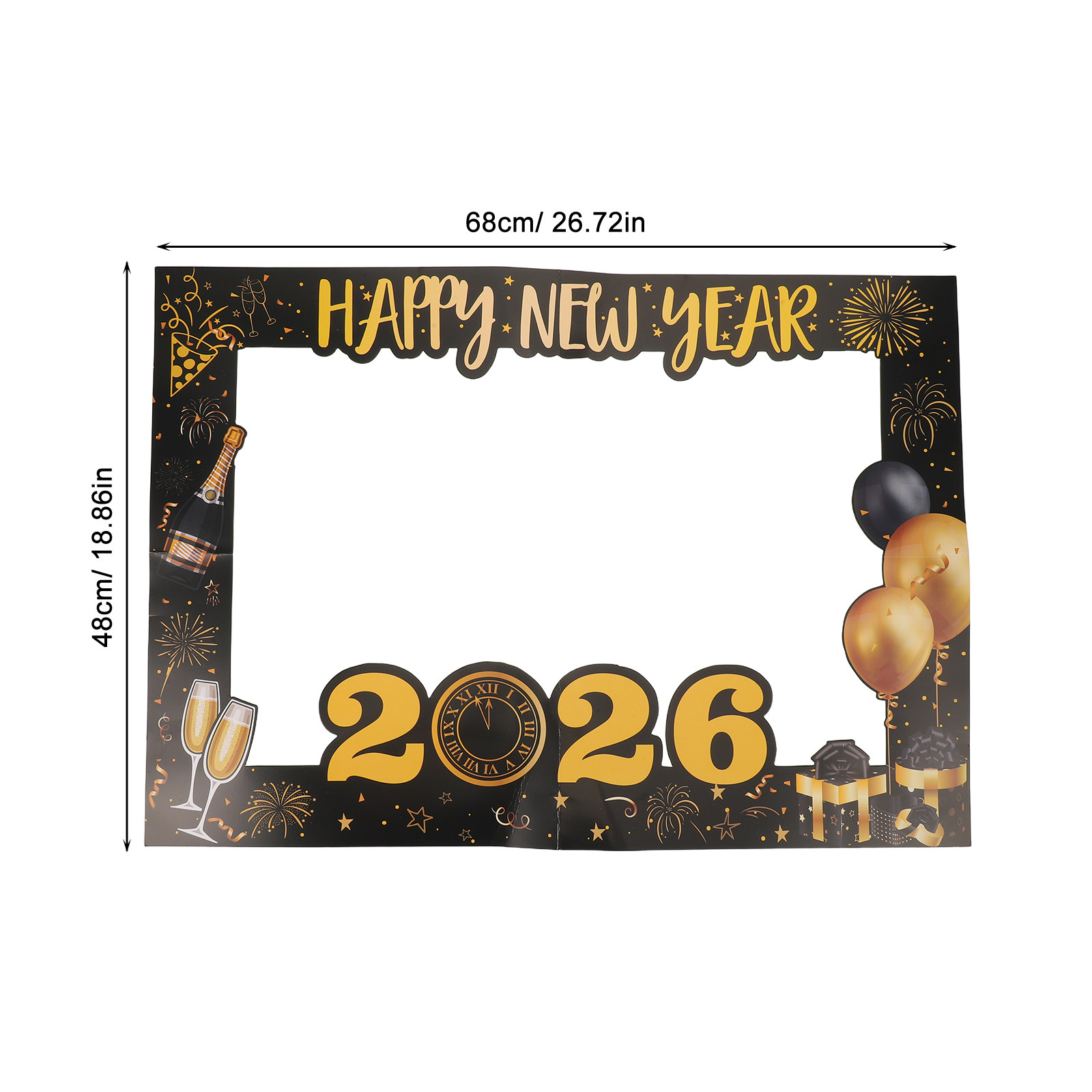 Großer Handgehaltener Papp-Fot – Photo Booth Frame Bewertung und Preis